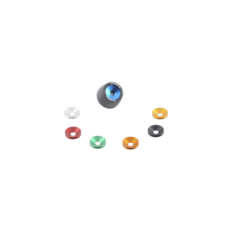 kit anelli per Protezioni perno ruota Nero